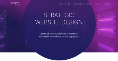 Bright Website Design Launches New Website
