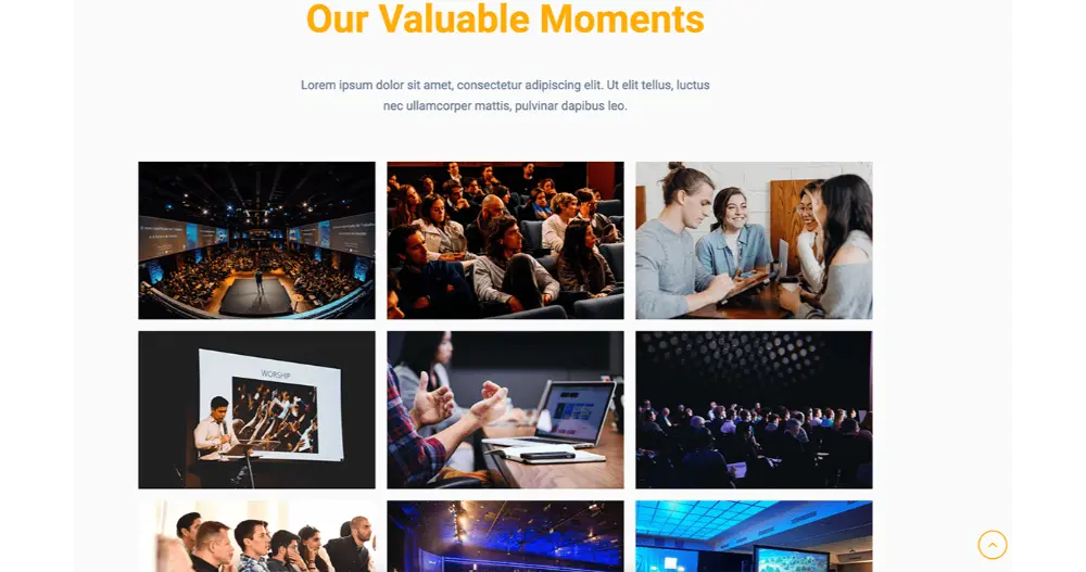 Conference Website Template Gallery