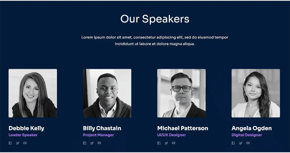 Creative Designer Website Speakers