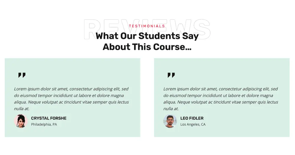 Designer Website Reviews