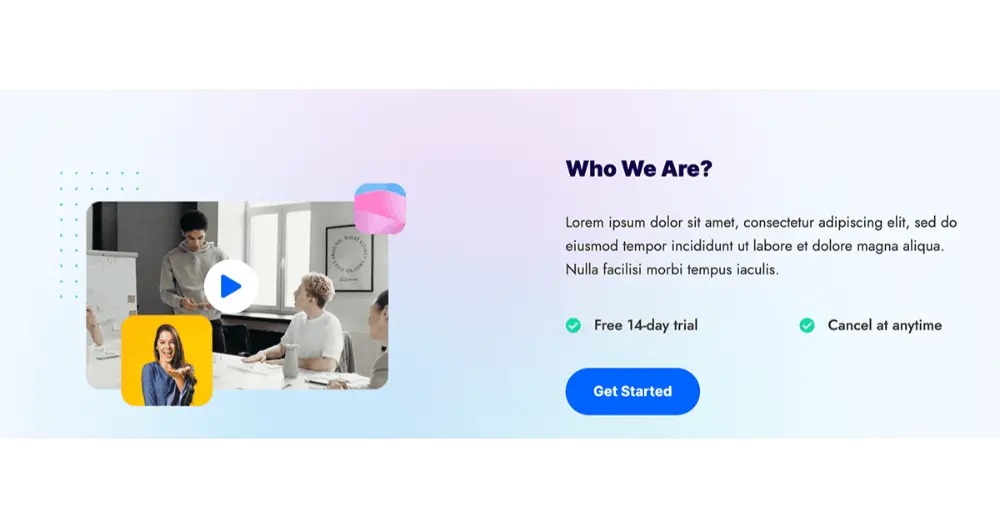 Digital Agency Website About