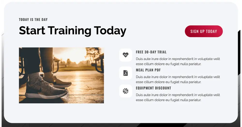 Fitness Coaching Call To Action