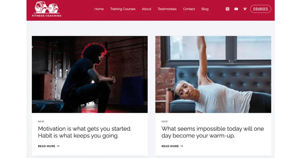 Fitness Coaching Courses