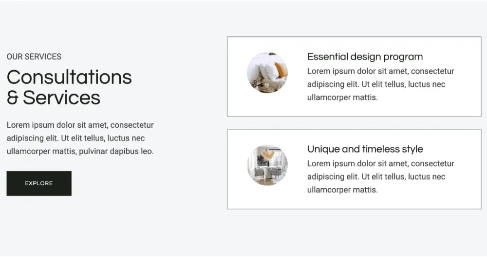 Minimalist Design Website Services