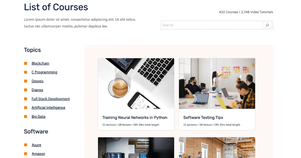 Online Website Courses