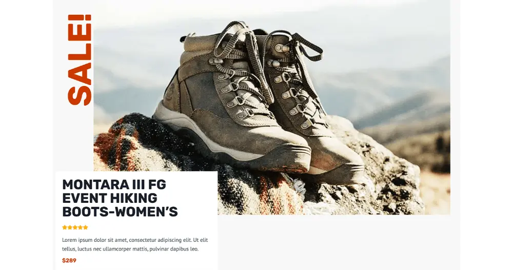Outdoor Website Image Page