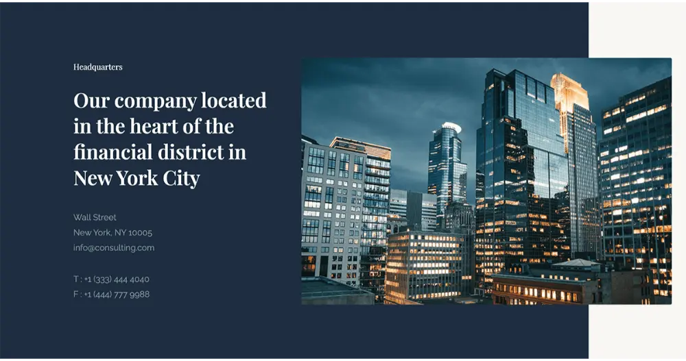 Professional Legal Website Contact
