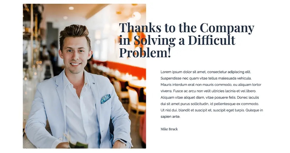 Professional Legal Website Feature