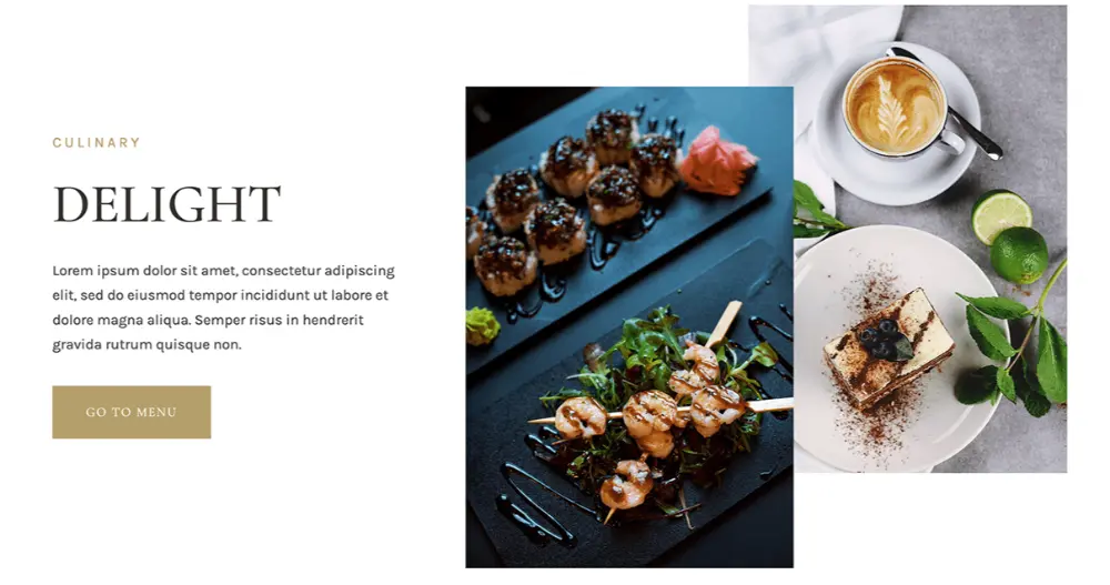 Restaurant Website Culinary Delights