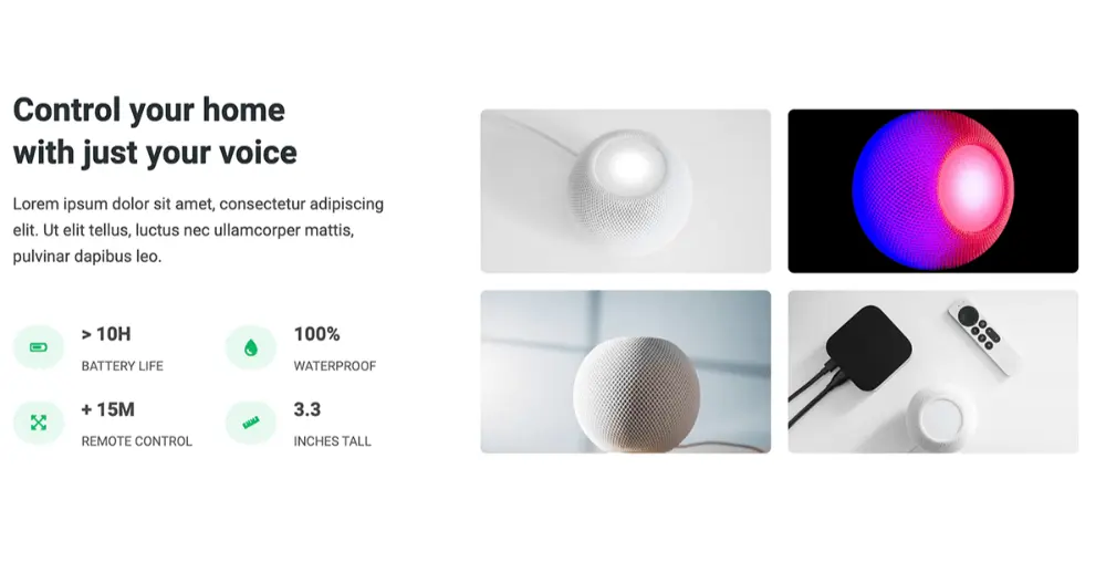 Single Product Website About the Product