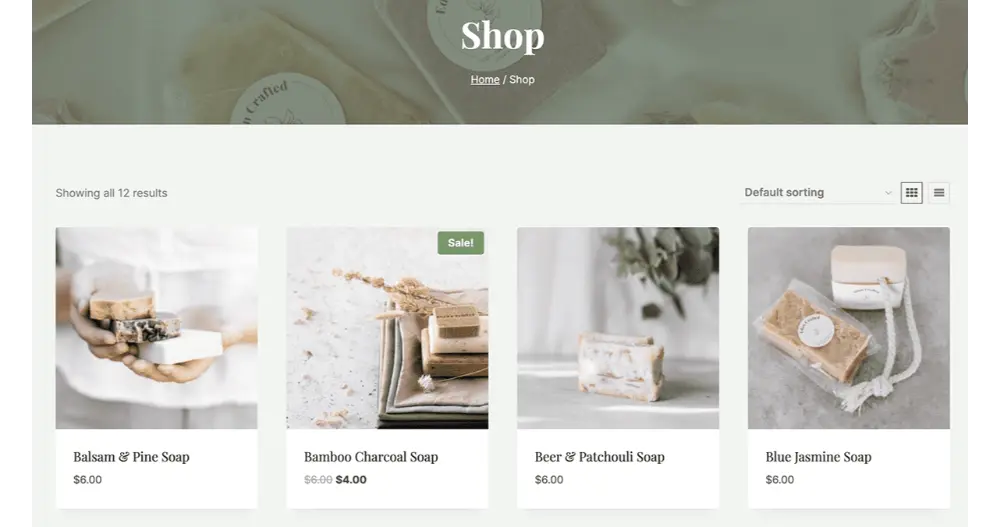 Craft Website Shop