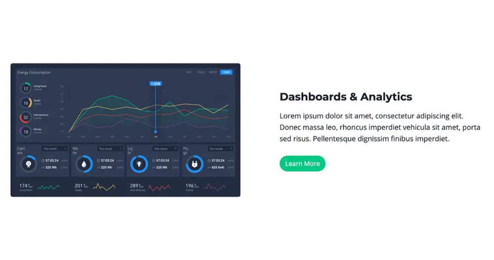 The Ultimate Smart Home Website Section