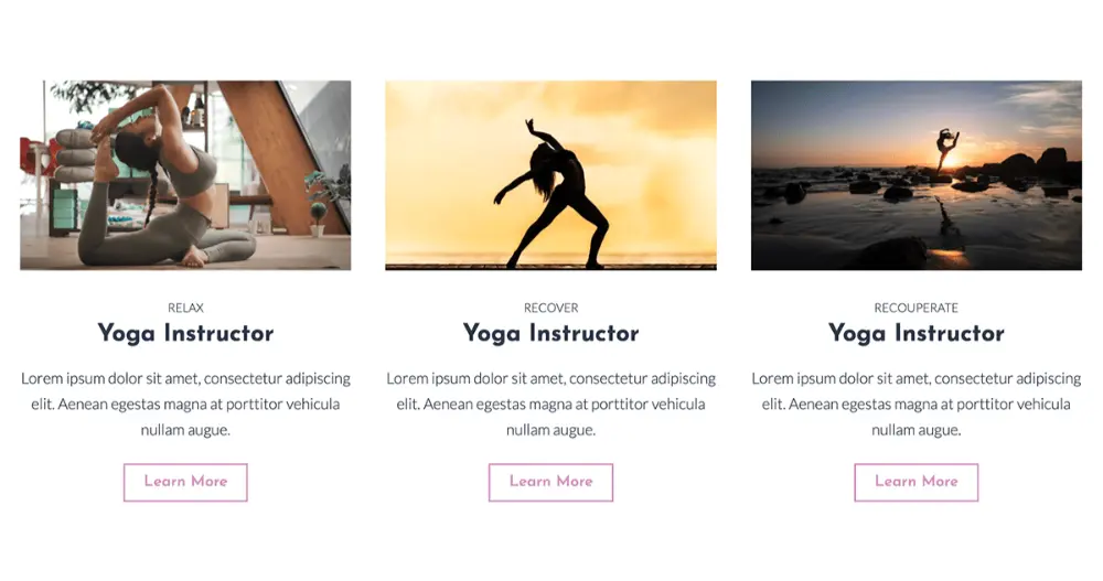 Yoga Studio Website Pricing