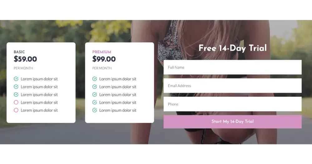 Yoga Studio Website Trial