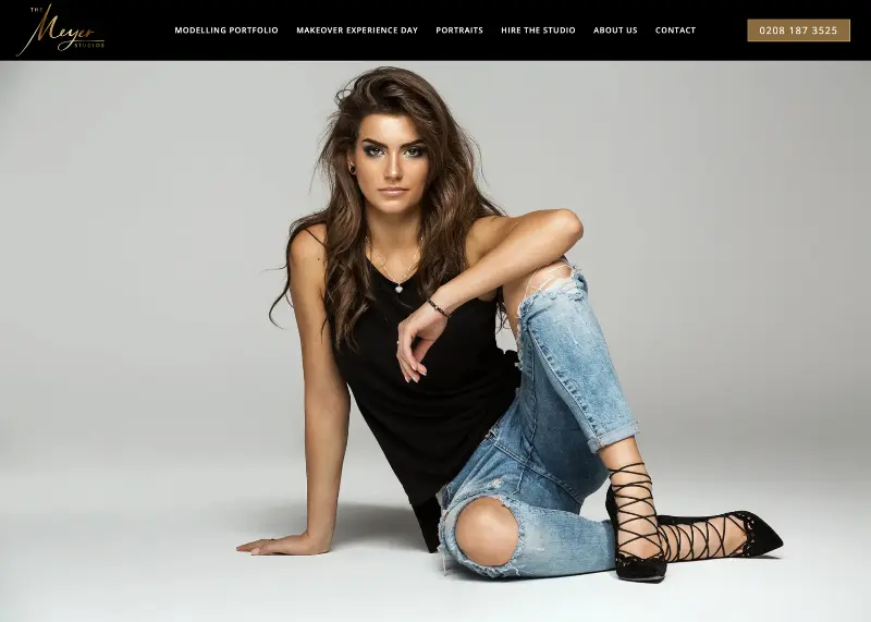 The Meyer Studio Website Home Page
