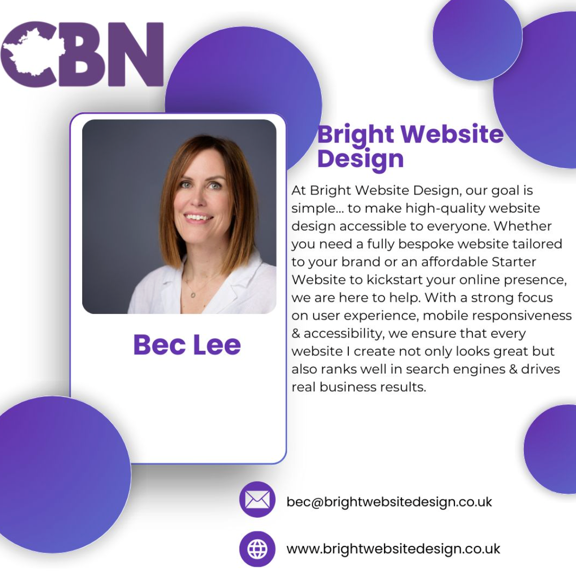 Bright Website Design partners with Cheshire Business Networking