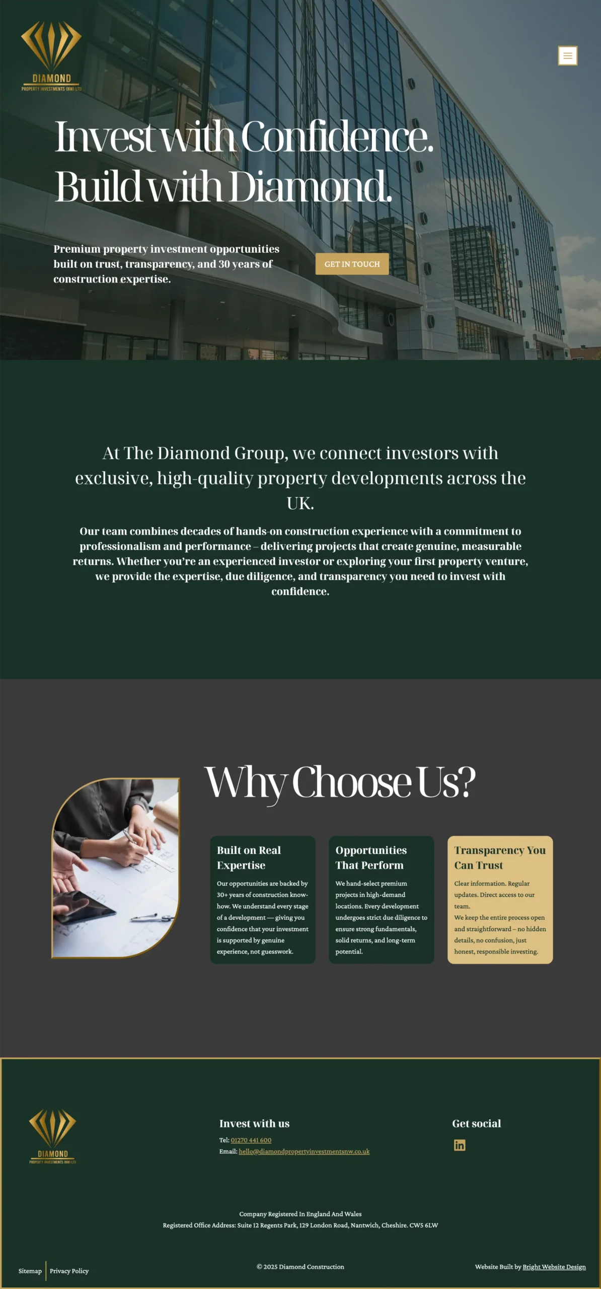Diamond Property Investments Home Page