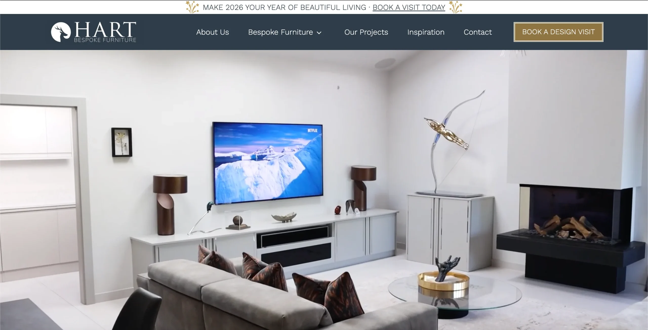 Hart Bespoke Furniture Home Page
