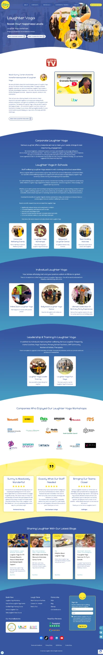Serious Laughter Yoga Home Page