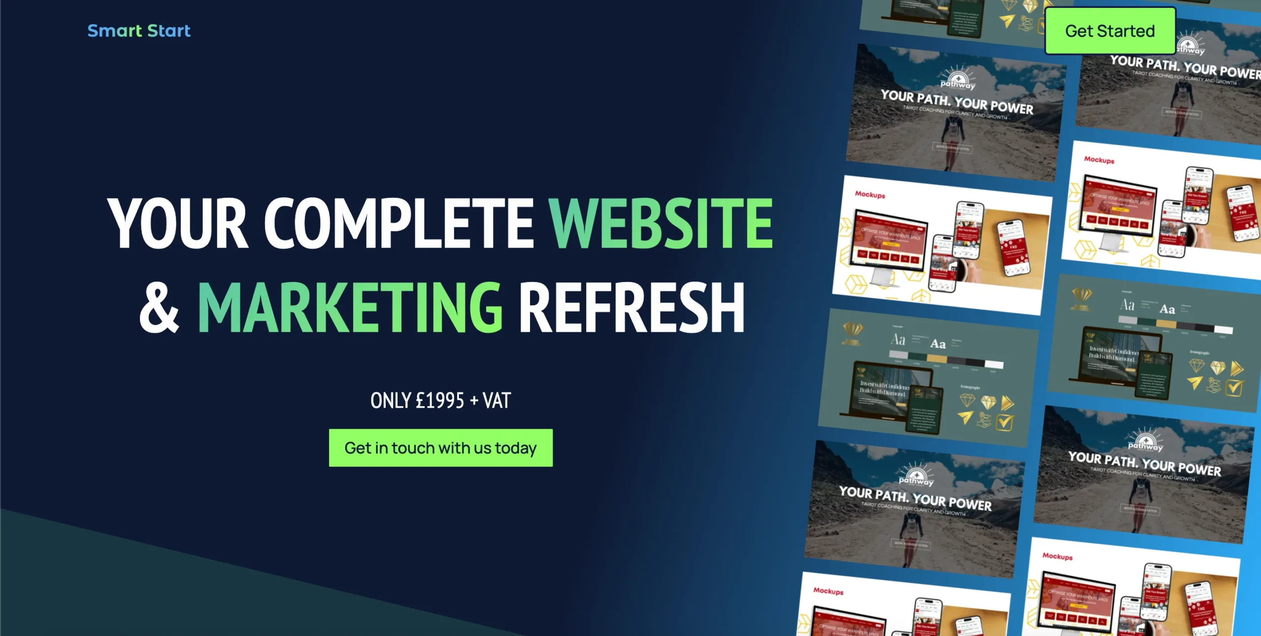 Smart Start Websites Home Page Website