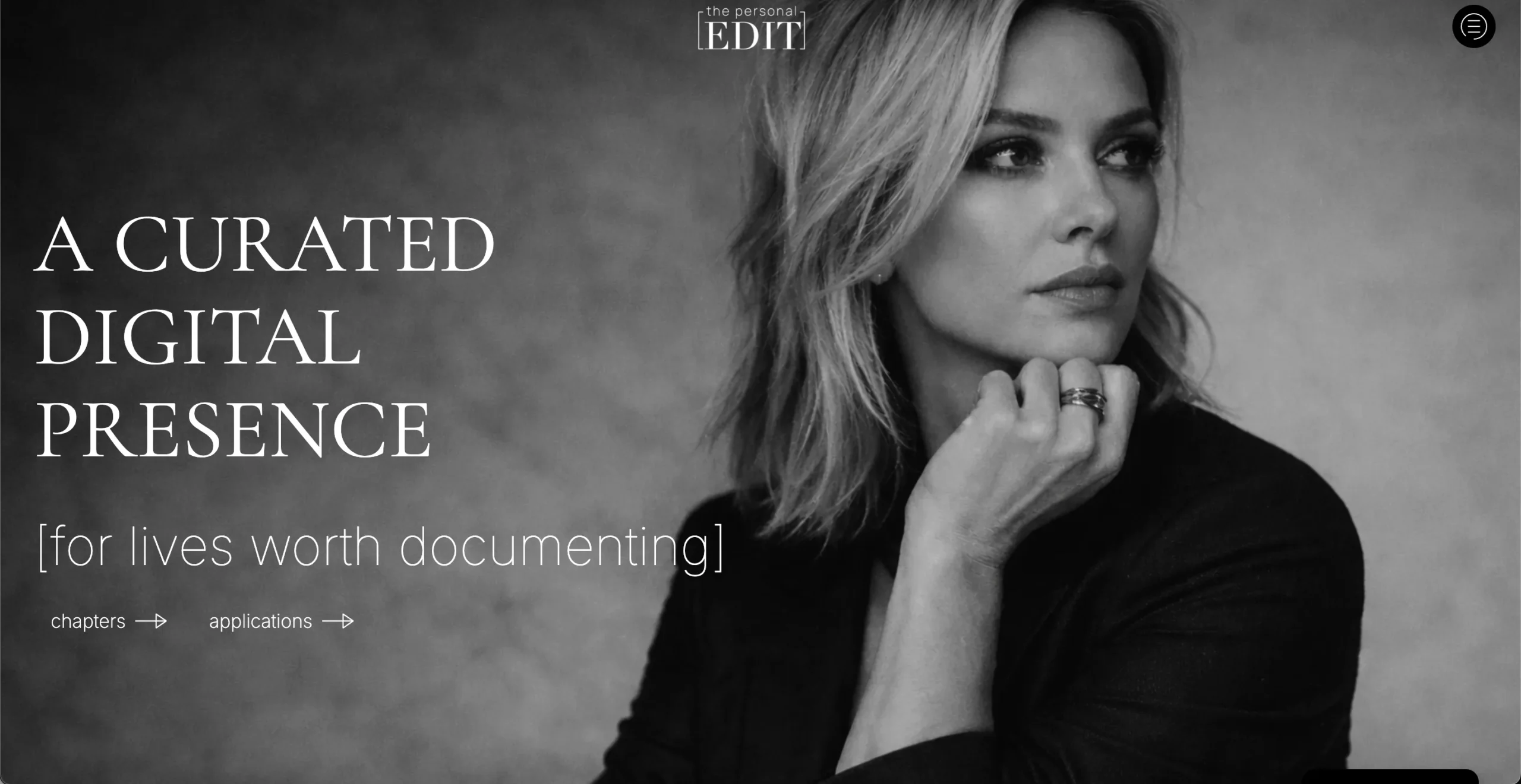 The Personal Edit Website Home Page