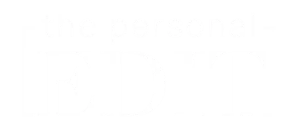 The Personal Edit White Logo