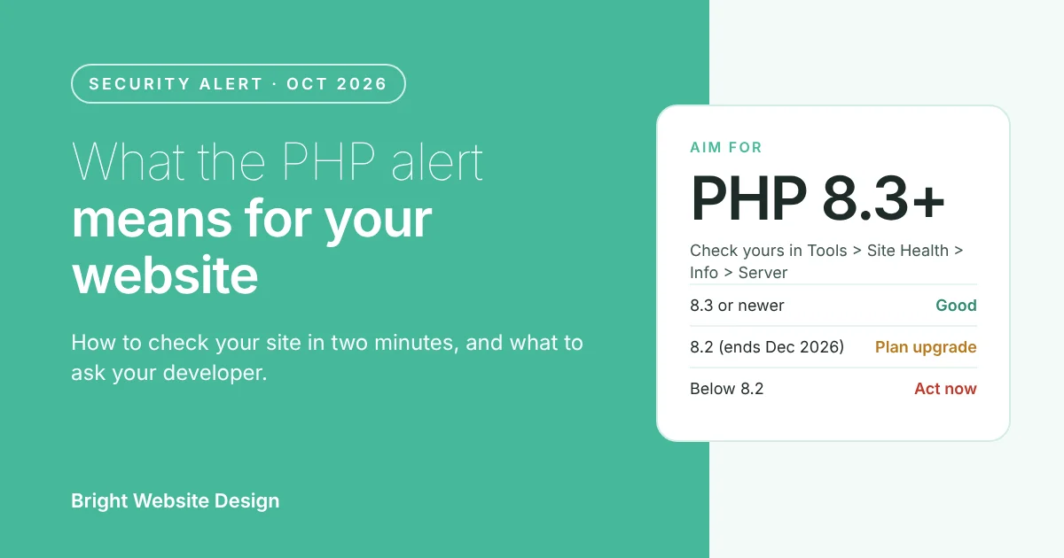 php security alert blog